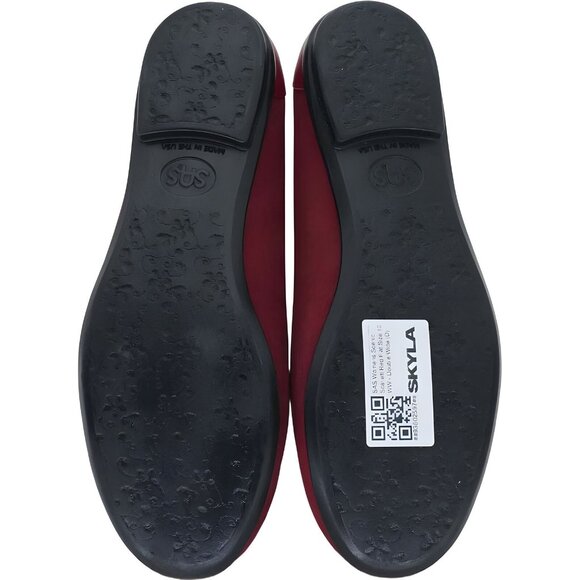SAS Womens Scenic Scarlett Red Double Wide Flats Size 10 WW - D - Picture 6 of 6